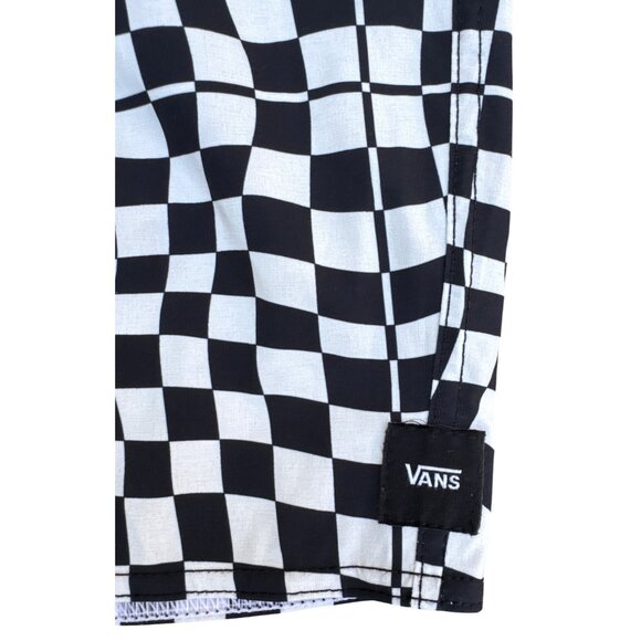 Vans Checkered Black & White Boardshorts Mens 27/14 Classic Fit Drawstring Closu - Picture 4 of 8